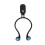 (Black) Intelligent Strapless Posture Vibration Reminder Tracker Blue 4