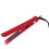 (US Plug 110V) Rot-Titanium Haarglätter mit Strass EU 220V 4