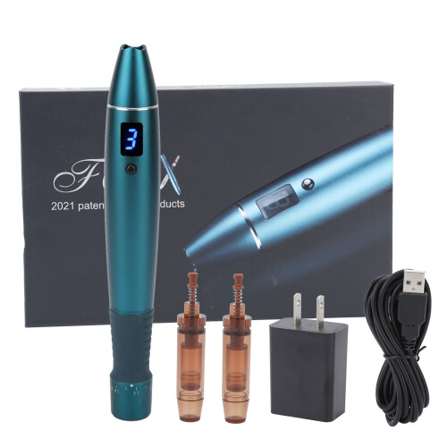 Mikronadelstift LED elektrisch Beauty-Device blau