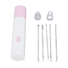 Elektrische mee-eter pore vacuüm comedon extractor zwart