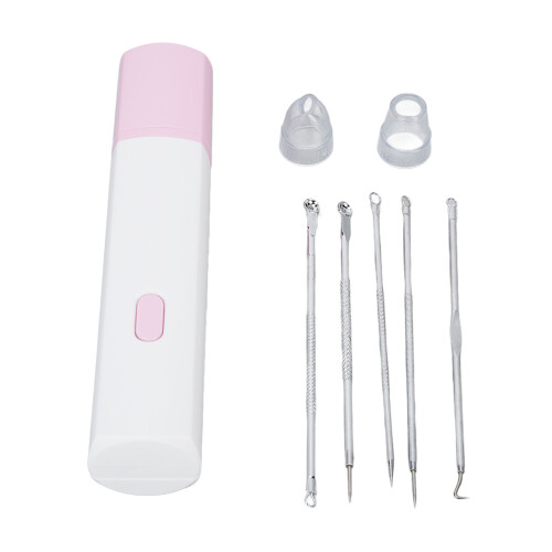 Elektrische mee-eter pore vacuüm comedon extractor zwart