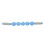 Fascia Blaster Light Blue 5-Ball Massage Roller 4