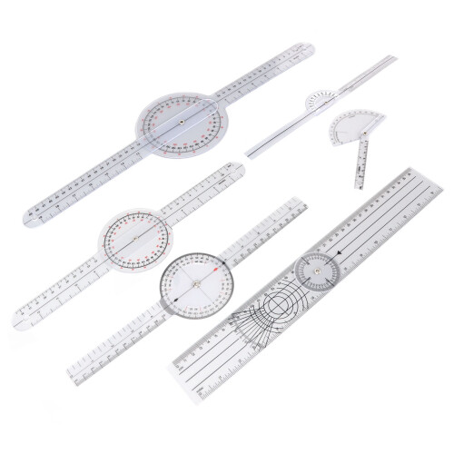 6PCS Medical Goniometer Set 6-10inch Joint Tool 2