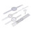 6PCS Medical Goniometer Set 6-10inch Joint Tool 2