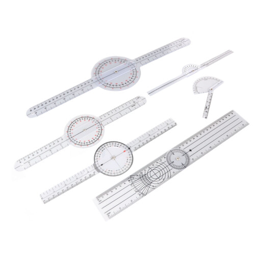 6PCS Medical Goniometer Set 6-10inch Joint Tool 1