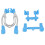 High Temp Resistant Dental Sectional Matrices Clip Set 3