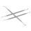 3 Pcs Dental Tools Rust Resistant Stainless Steel Filling Set 4