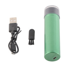 (Green) Mini-Elektro-Rasierer wiederaufladbar für Männer Blau