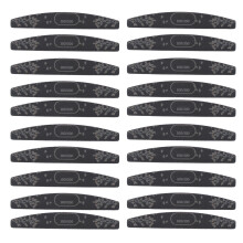 (100/100) 20x Washable Reusable Double-Sided Grit Nail Files for Acrylics