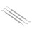3 Pcs Dental Tools Rust Resistant Stainless Steel Filling Set 5
