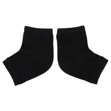 (Black) Feuchtigkeitsspendende Fersensocken mit Vitamin E & Mineralöl