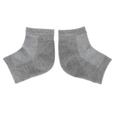 (Gray) Feuchtigkeitsspendende Fersensocken mit Vitamin E & Mineralöl
