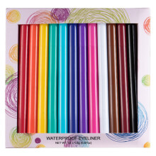 HANDAIYAN 12PCS Colorful Eye Liner Pencil Waterproof Long-lasting