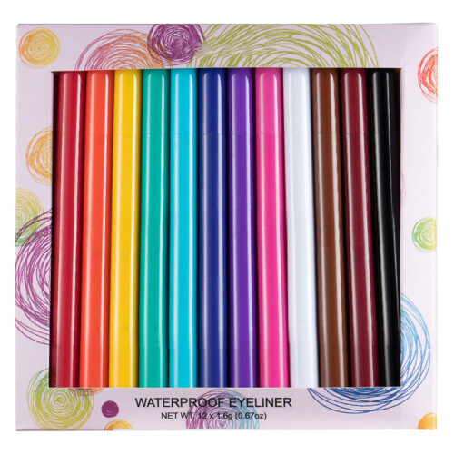 HANDAIYAN 12-teiliger wasserfester Lidschattenstift
