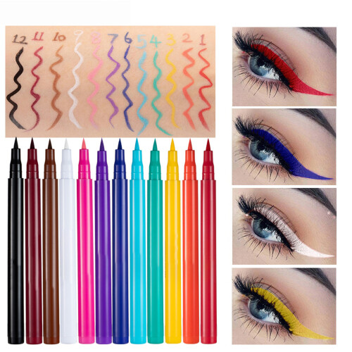HANDAIYAN 12-teiliger wasserfester Lidschattenstift 1