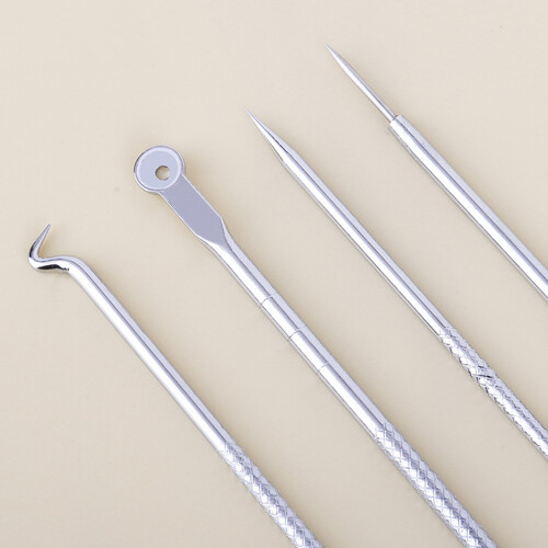 4PCS Stainless Steel Acne Removal Kit 1