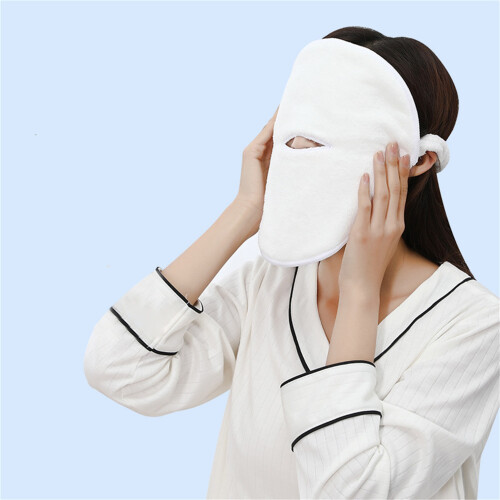 (Single Hole Without Strap) Wiederverwendbares Gesichtsdampftuch Pflege 1