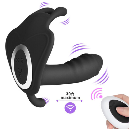 Vibrator für Klitoris, Anus, Vagina mit Wireless-Remote 1
