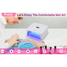 Pretfy 168W UV-LED-Nagellampe Quick-Dry Smart-Sensor 4 Timer