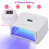 Pretfy 168W UV-LED-Nagellampe Quick-Dry Smart-Sensor 4 Timer 5