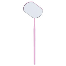 (Pink) Gepflanzter Wimpernspiegel & Zahnspiegel aus Edelstahl