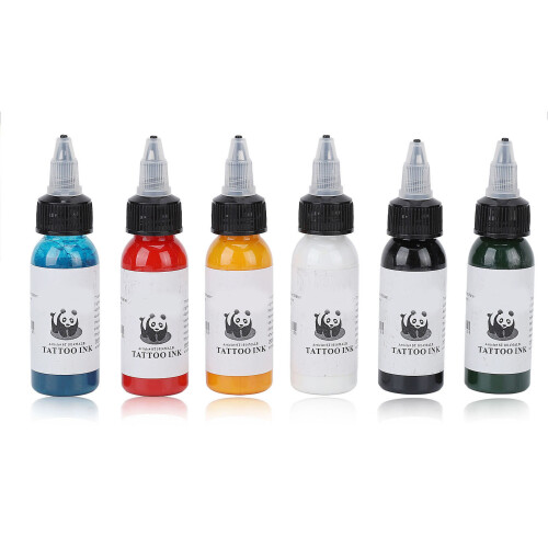 Set Inchiostro Tattoo 6pcs 30ml Colori