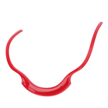 (Red) Beard Guide Stencil Mustache Sideburns Grooming Tool Red