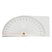 Transparentes Gelenk-Goniometer mit Skala für präzise Messungen