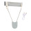 (S Under 33cm / 12.99in) Neck Support Brace Hot Compress Adjustable Posture Corrector S 33cm 2