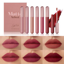 6 Colors Waterproof Matte Liquid Lipstick Set