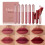 6 Colors Waterproof Matte Liquid Lipstick Set 1