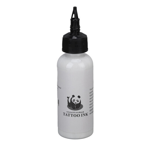 (White) 60ml Zwarte Tattoo Inkt 1