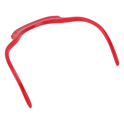 (Red) Beard Guide Stencil Mustache Sideburns Grooming Tool Red 2