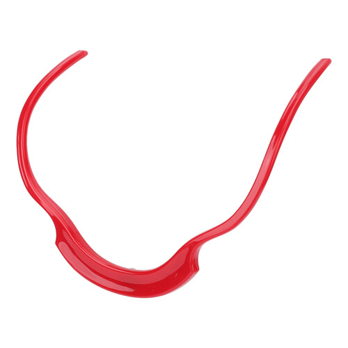 (Red) Beard Guide Stencil Mustache Sideburns Grooming Tool Red 1