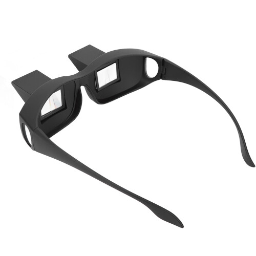 Prisma-Brille Schwarz 16cm Rahmen TV Sehen