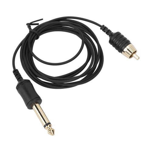 (Black) 5,9ft RCA-Tattoo-Kabel, gerade Superfein-Kabel 1