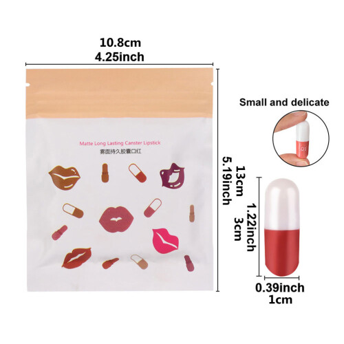 18 Color Mini Lipstick Set Waterproof Matte Long Lasting 2