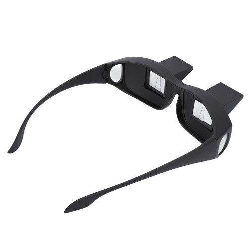 Prisma-Brille Schwarz 16cm Rahmen TV Sehen 1