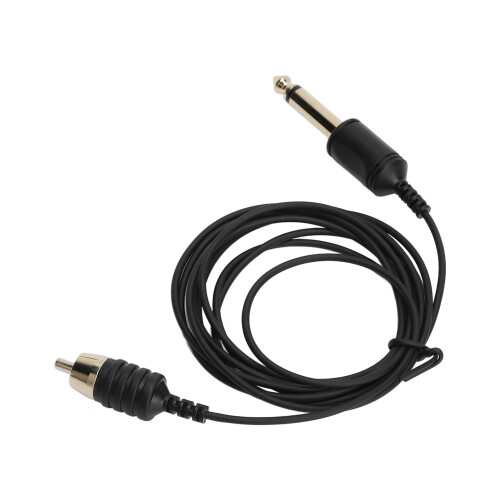 (Black) 5,9ft RCA-Tattoo-Kabel, gerade Superfein-Kabel 2