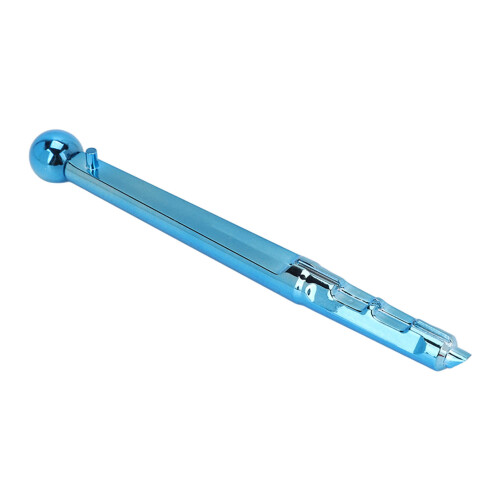 (Blue) UV Vacuum Coating 3D Tattoo Pen Plastic Portable Needle Tool 2