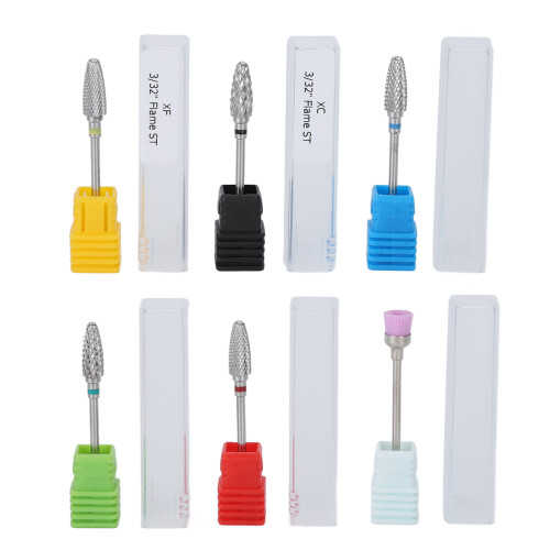 Nagelfeilen-Set aus Wolframstahl mit Pinsel 1