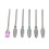 Nagelfeilen-Set aus Wolframstahl mit Pinsel 4
