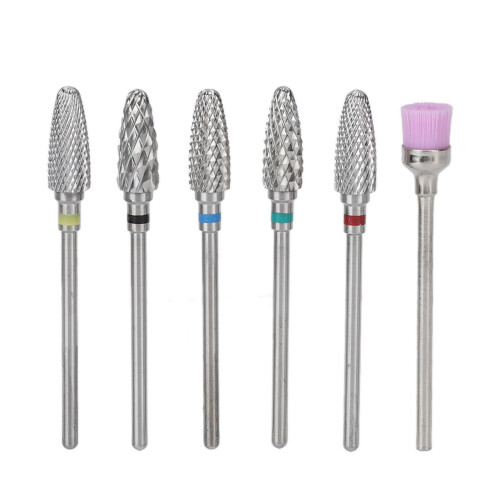 Nagelfeilen-Set aus Wolframstahl mit Pinsel 2