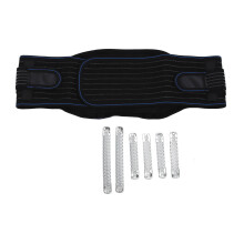 Lower Back Support Adjustable Bracing 6 Springs for Cycling