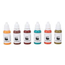 6 Farben 15ml Tattoo-Tinte für Microblading