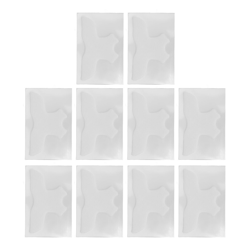 10pcs Hydrogel Wrinkle Patches Moisturizing Face Forehead Mask