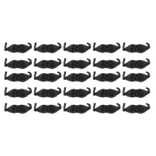 50pcs Disposable Bra Spa Soft Breathable Top Black