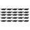 50pcs Disposable Bra Spa Soft Breathable Top Black 1