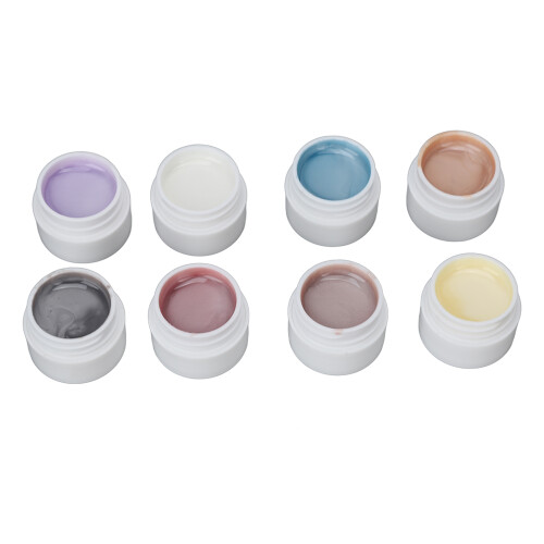 Nagelgel-Set, 8 Farben, Perlmutt-Effekt 1
