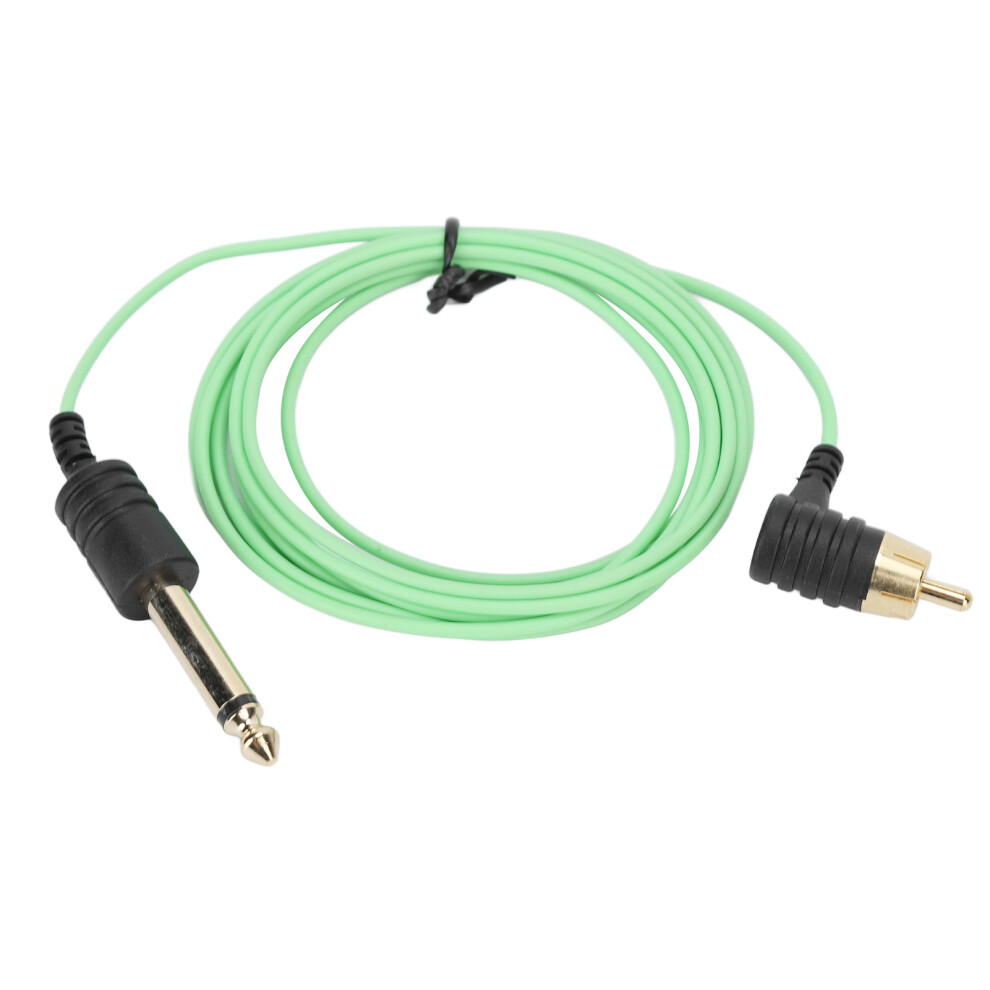 (Bend) Rca Tattoo Clip Cord 1.8M High Transmission Tight Connection Green 461605560625